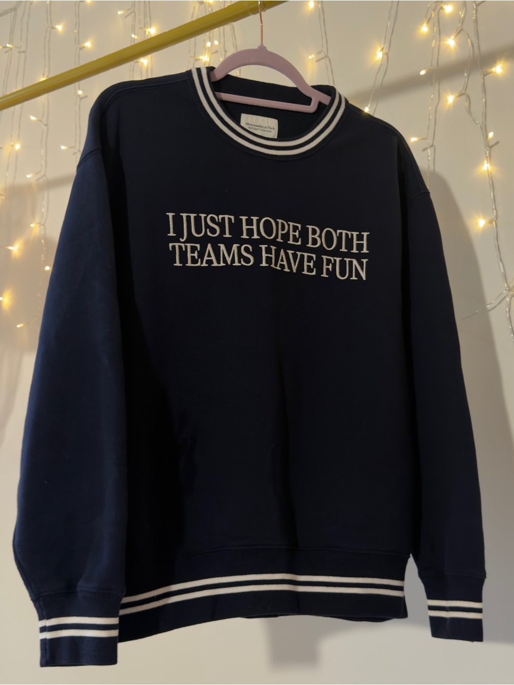 Abercrombie & Fitch Soft A&F Oversized Graphic Crewneck Sweatshirt
